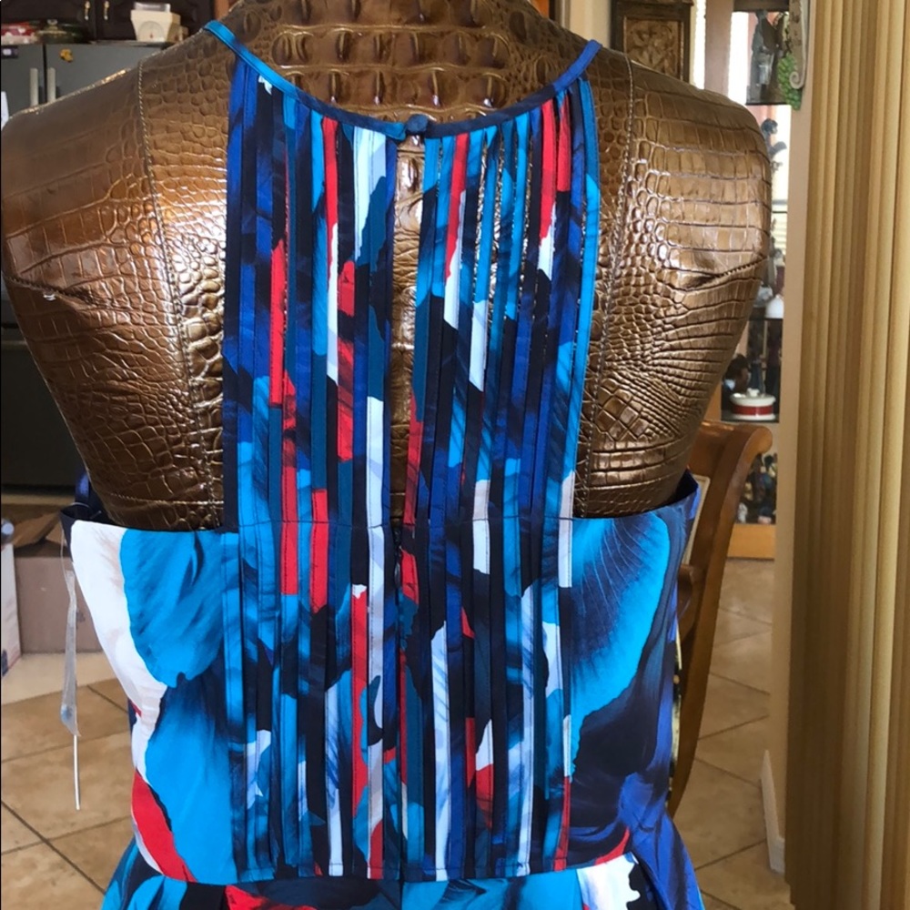 Antonio Melani Floral Silk Dress NWT - Picture 3 of 9